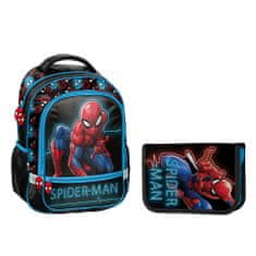 Paso Školský set dvojkomorový batoh + puzdro Spiderman