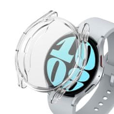 Tech-protect Defense puzdro so sklom na Samsung Galaxy Watch 6 40mm, priesvitné