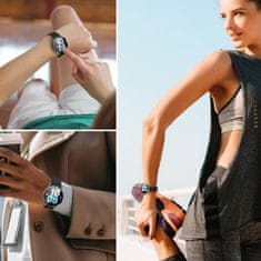 Tech-protect Defense puzdro so sklom na Samsung Galaxy Watch 6 44mm, priesvitné
