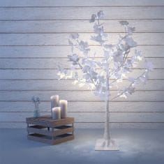 DecoKing LED svetelný stromček JAVOR biely