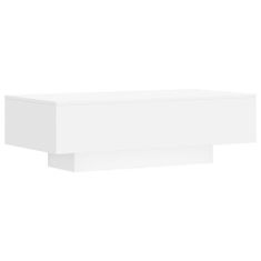 Vidaxl Konferenčný stolík biely 100x49,5x31 cm kompozitné drevo