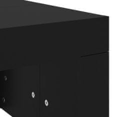 Vidaxl Konferenčný stolík čierny 102x50x36 cm kompozitné drevo