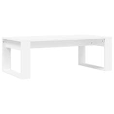 Vidaxl Konferenčný stolík biely 102x50x35 cm kompozitné drevo