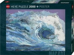 Heye Puzzle Map Art: Vlna 2000 dielikov