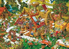 Heye Puzzle Cartoon Classics: Veselá farma 1000 dielikov