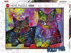 Heye Puzzle Jolly Pets: Venované mačkám 1000 dielikov