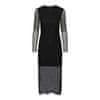 Dámske šaty PCNESH Regular Fit 17146719 Black (Veľkosť L)