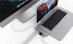 Hyper pro USB-C Hub pro MacBook Pro, strieborný