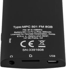 HYUNDAI MPC 501, 8GB, čierna
