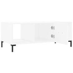Vidaxl Konferenčný stolík biely 102x50x40 cm kompozitné drevo
