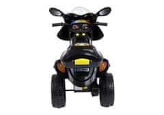 Lean-toys Čierny trojkolesový dobíjací motocykel BJX-88