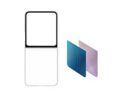 SAMSUNG Dizajnový kryt FlipSuit pre Galaxy Z Flip5 Transparent