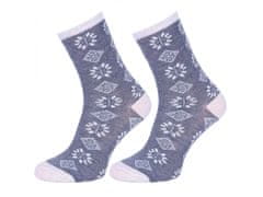 atmosphere Dámske ponožky s rôznymi vzormi, vysoké - 5 párov Univerzálny