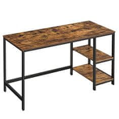 Artenat Pracovný stôl Adrian, 140 cm, hnedá