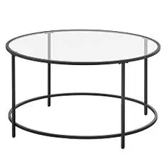 Artenat Konferenčný stolík Rion, 84 cm, čierna