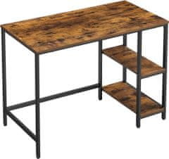 Artenat Pracovný stôl Samuel, 100 cm, hnedá