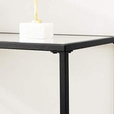 Artenat Konzolový stolík Erwin, 100 cm, čierna