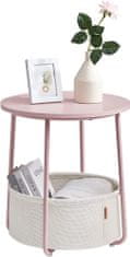 Artenat Odkladací stolík Arnolad, 45 cm, ružová
