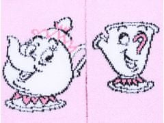 Disney Kráska a zviera DISNEY Ružový pohár na ponožky Chaise