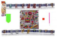 SMT Creatoys Diamantový obrázek s doplňky v krabičce 8x25,5x2,5cm