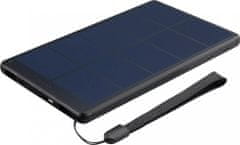 Noname Sandberg Urban Solar Powerbank 10000 mAh, solární nabíječka, černá