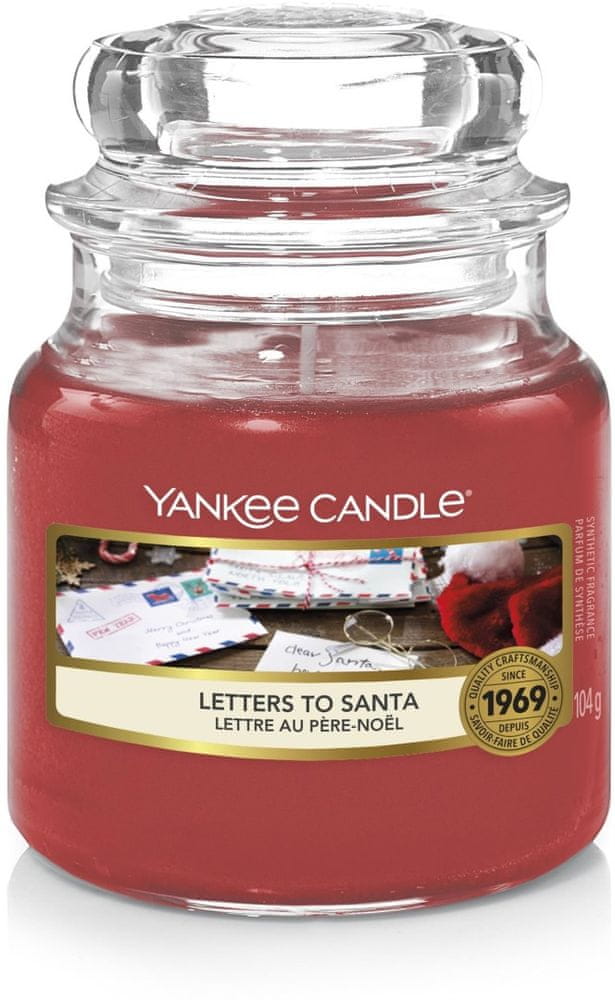 Yankee Candle Vonná sviečka Letters To Santa Classic malý