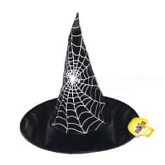 Rappa Detský klobúk s pavučinou biely dekor