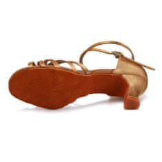 Burtan Dance Shoes Topánky na latinskoamerický tanec Havana, svetlo béžová 5 cm, 37