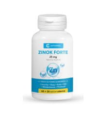 Zinok FORTE 25 mg, 60 + 30 kapsúl zdarma