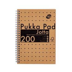 Pukka Pad Špirálový zošit "Jotta Kraft", A5, linajkový, 100 listov, 9567-KRA