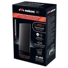 Meliconi Televizní anténa 881031, pokojová, zisk 47 dB, LTE filtr, hlučnost 1 dB, VHF + UHF