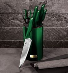 Berlingerhaus Sada nožů BH-2794 nerez 7 ks Emerald Collection ve stojanu