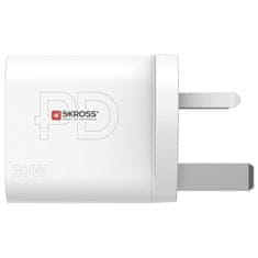 Skross Cestovní adaptér nabíjecí USB-C, 30 W PD, UK
