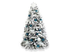 LAALU Ozdobený umelý vianočný stromček so 215 ks ozdôb POLÁRNA MODRÁ 400 cm so stojanom a vianočnými ozdobami