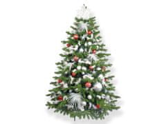 LAALU Zdobený umelý vianočný stromček s 222 ozdobami POLAR RED II 500 cm stromček so stojanom a vianočnými ozdobami