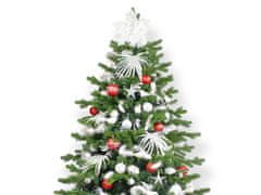 LAALU Zdobený umelý vianočný stromček s 222 ozdobami POLAR RED II 600 cm stromček so stojanom a vianočnými ozdobami