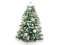 LAALU Ozdobený umelý vianočný stromček so 163 ks ozdôb POLÁRNA MODRÁ II 270 cm so stojanom a vianočnými ozdobami