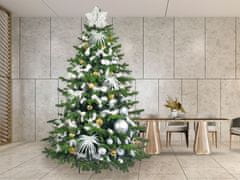 LAALU Zdobený umelý vianočný stromček s 222 ozdobami POLAR GOLD II 500 cm stromček so stojanom a vianočnými ozdobami