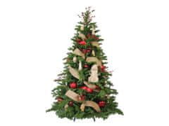 LAALU Ozdobený umelý vianočný stromček so 64 ks ozdôb TAJOMSTVO LESA 150 cm so stojanom a vianočnými ozdobami