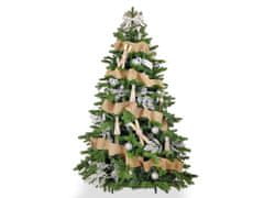LAALU Ozdobený umelý vianočný stromček so 100 ks ozdôb SEVERSKÁ ZIMA 180 cm so stojanom a vianočnými ozdobami