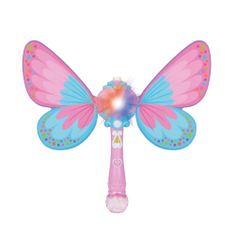 Toi Toys Motýl bublifuková palička so svetlom, zvukom a krídlami