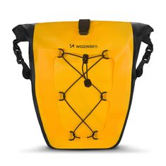 shumee Vodotesná taška na bicykel 25l žltá