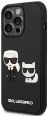 Karl Lagerfeld Kryt KLHCP14X3DRKCK iPhone 14 Pro Max 6,7" black hardcase Karl&Choupette Ikonik 3D (KLHCP14X3DRKCK)