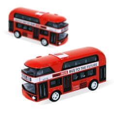 Autobus londýnsky dvojposchodový červený