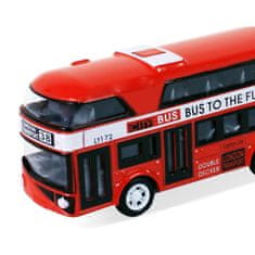 Autobus londýnsky dvojposchodový červený