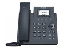 YEALINK SIP-T30P SIP telefón, PoE, 2,3" 132x64 nepodsv. LCD, 1 x SIP úč., 100M Eth