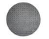 Kusový koberec Udinese sivý kruh 57x57 (priemer) kruh