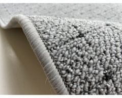 Vopi AKCIA: 50x80 cm Kusový koberec Udinese šedý ovál 50x80