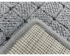 Vopi Kusový koberec Udinese šedý ovál 50x80