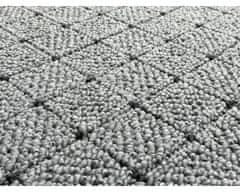Vopi AKCIA: 133x400 cm Metrážny koberec Udinese sivý - neúčtujeme odrezky z role! (Rozmer metrového tovaru S obšitím)